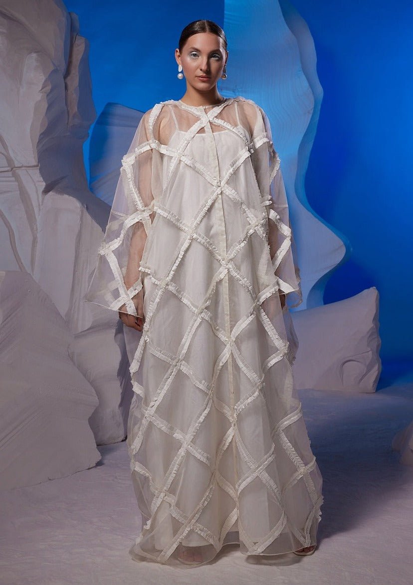 Kaftan with 3D applique work - samantchauhan Apparel & Accessories
