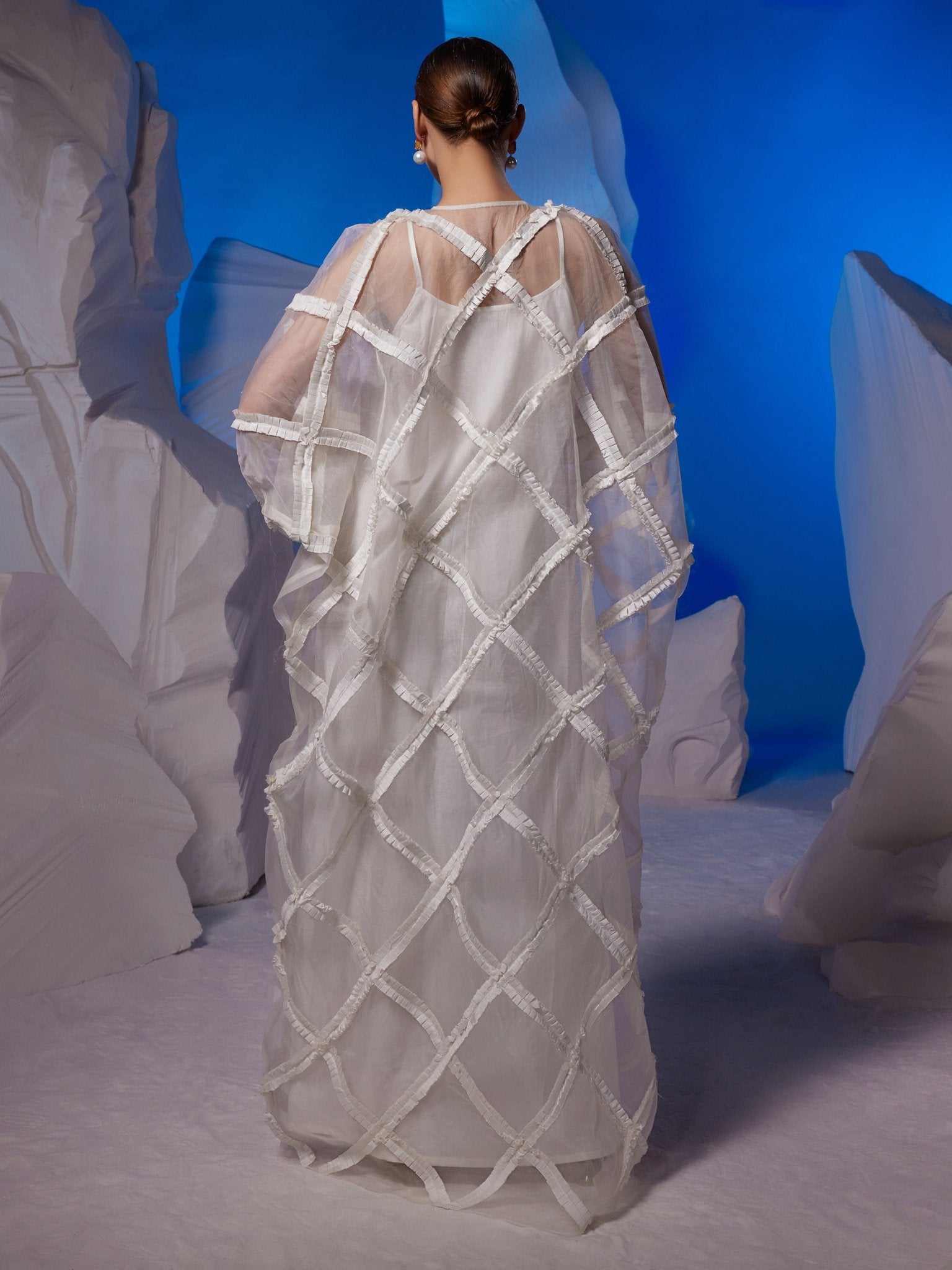 Kaftan with 3D applique work - samantchauhan Apparel & Accessories