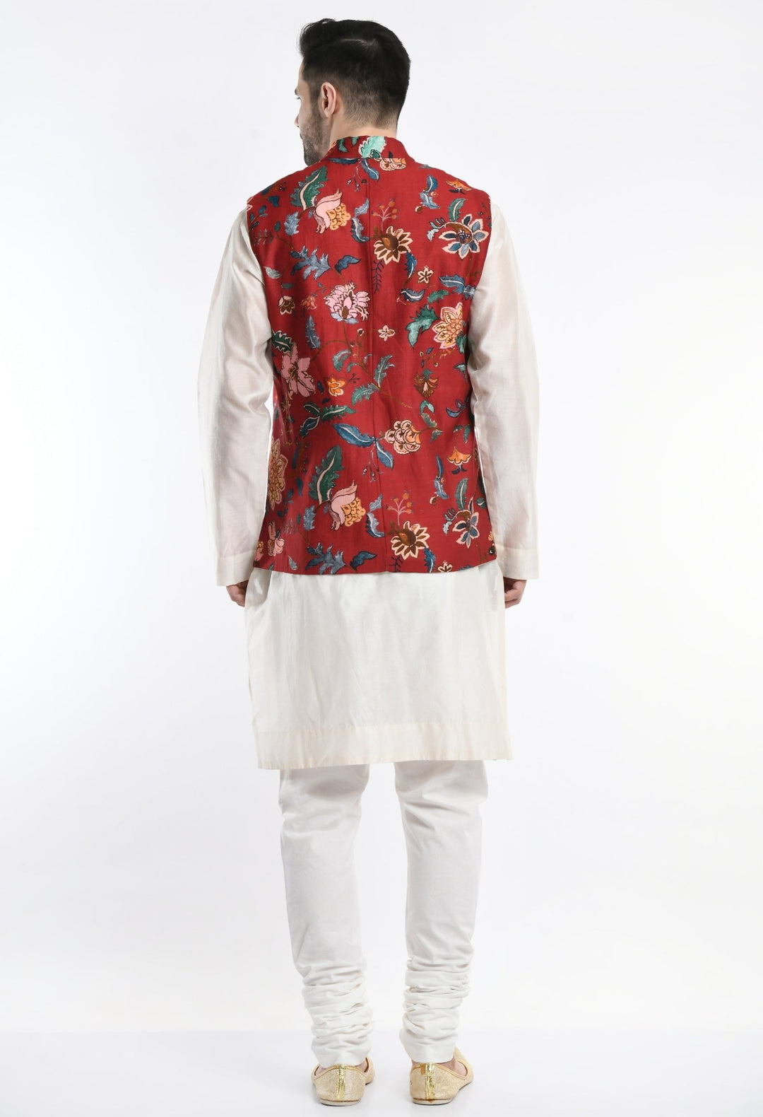 Kurta &amp; Churidar set topped with a waist coat. - samantchauhan Apparel &amp; Accessories