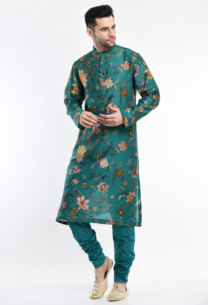 Kurta &amp; Churidar set topped with a waist coat - samantchauhan Apparel &amp; Accessories