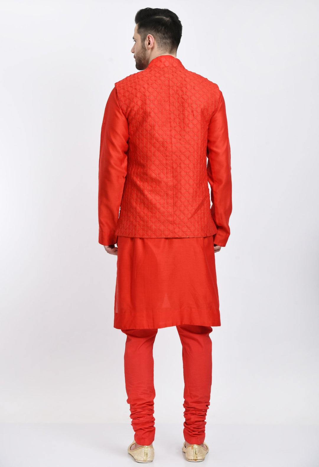 Kurta &amp; Churidar set topped with a waist coat. - samantchauhan Apparel &amp; Accessories