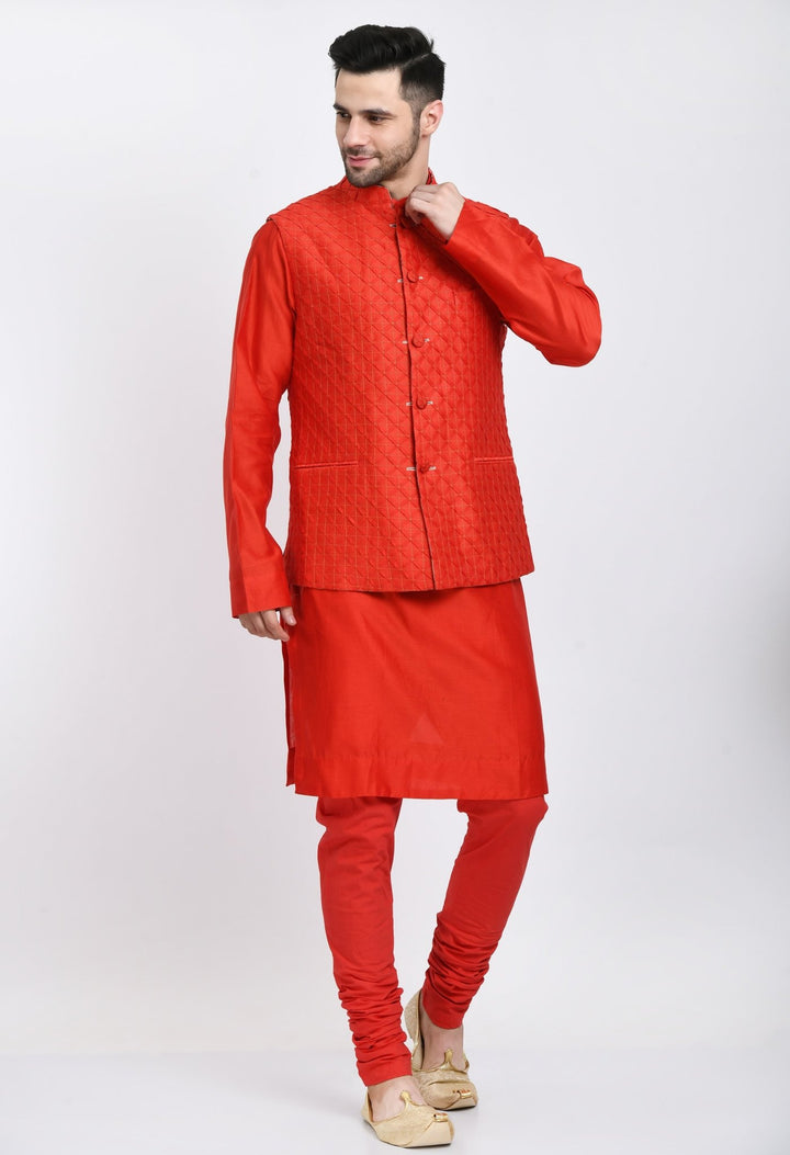 Kurta &amp; Churidar set topped with a waist coat. - samantchauhan Apparel &amp; Accessories