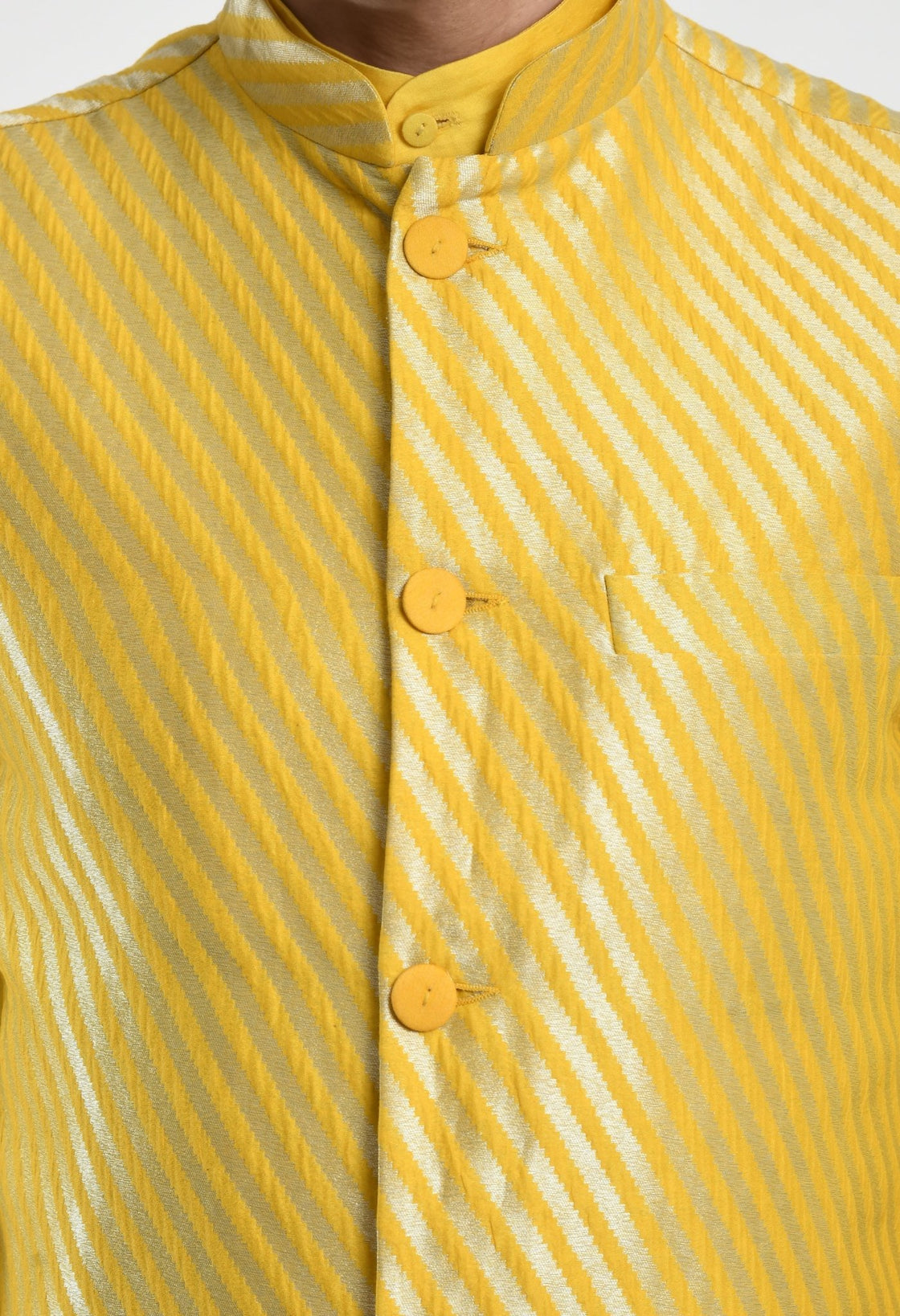 Kurta & Churidar set topped with a waist coat. - samantchauhan Apparel & Accessories