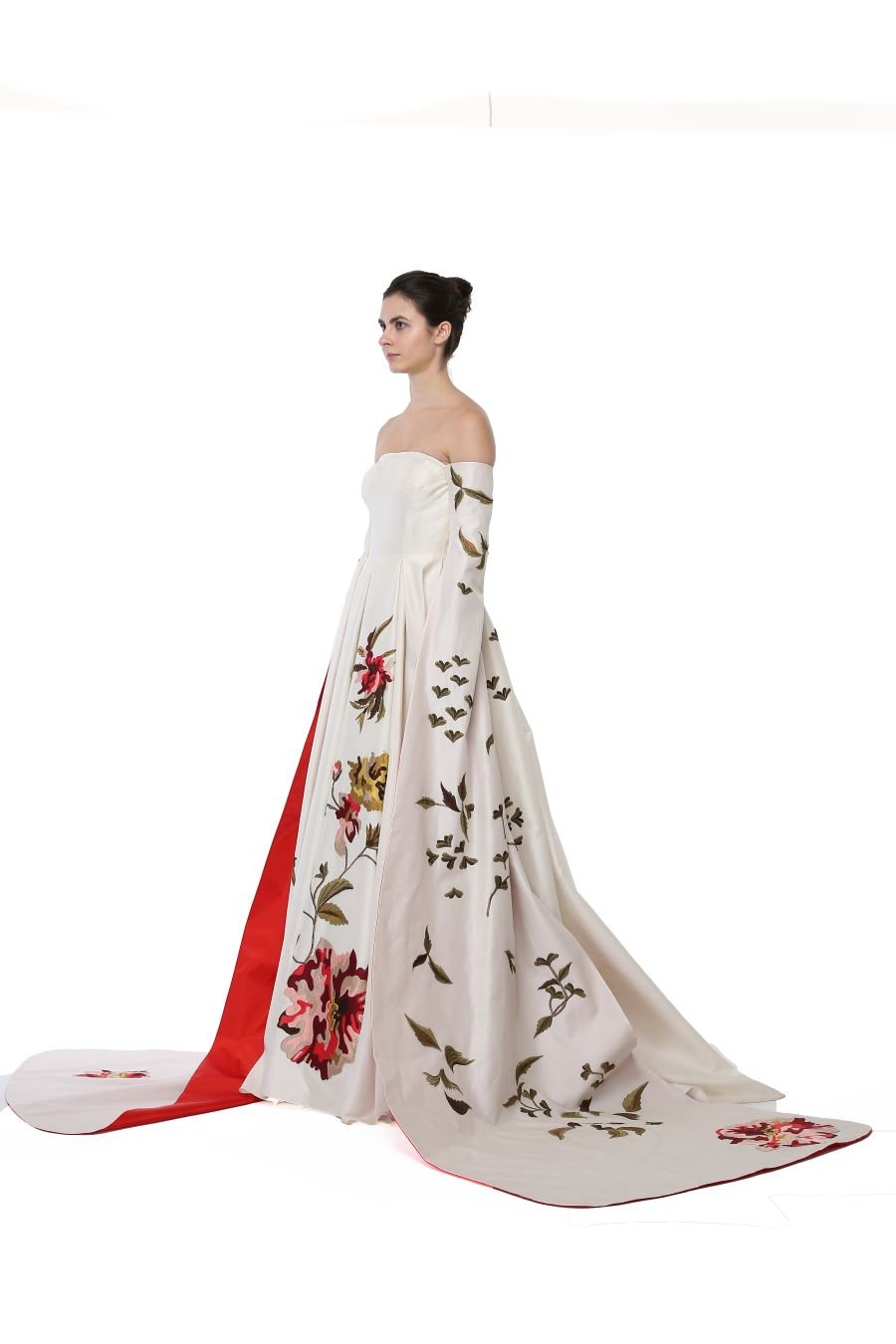 Off - Shoulder Bustier Gown - samantchauhan