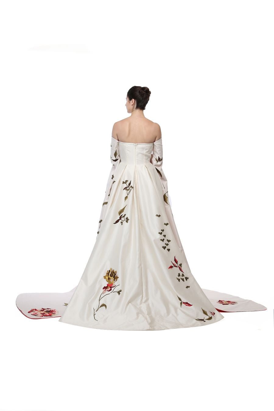Off - Shoulder Bustier Gown - samantchauhan