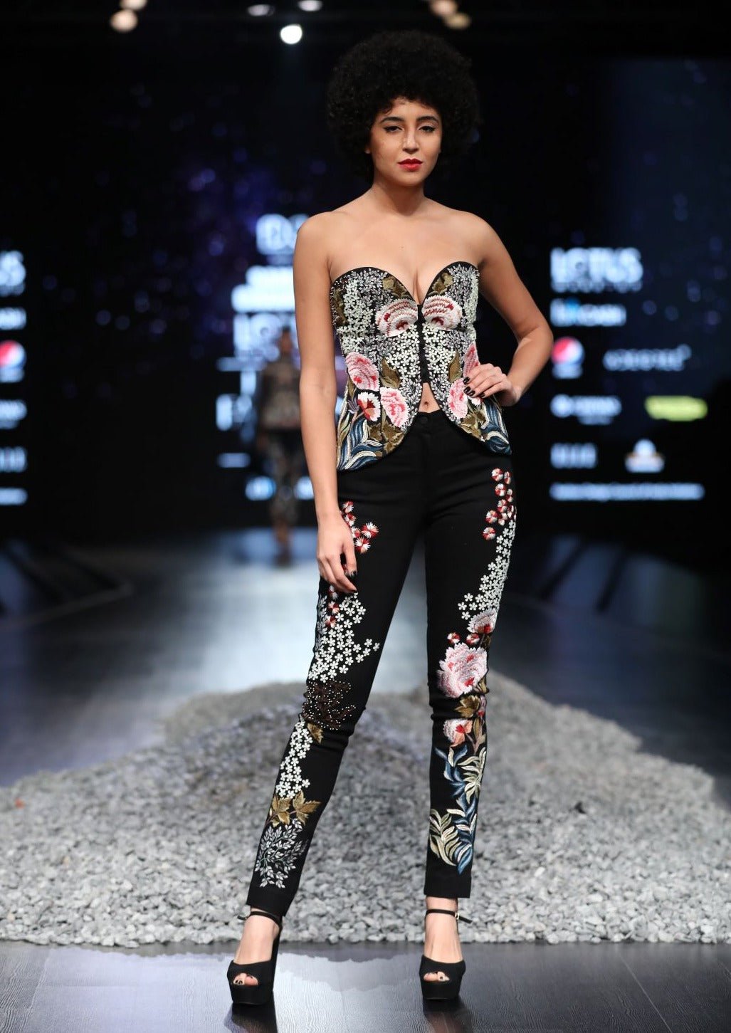 Off shoulder corset with pant - samantchauhan