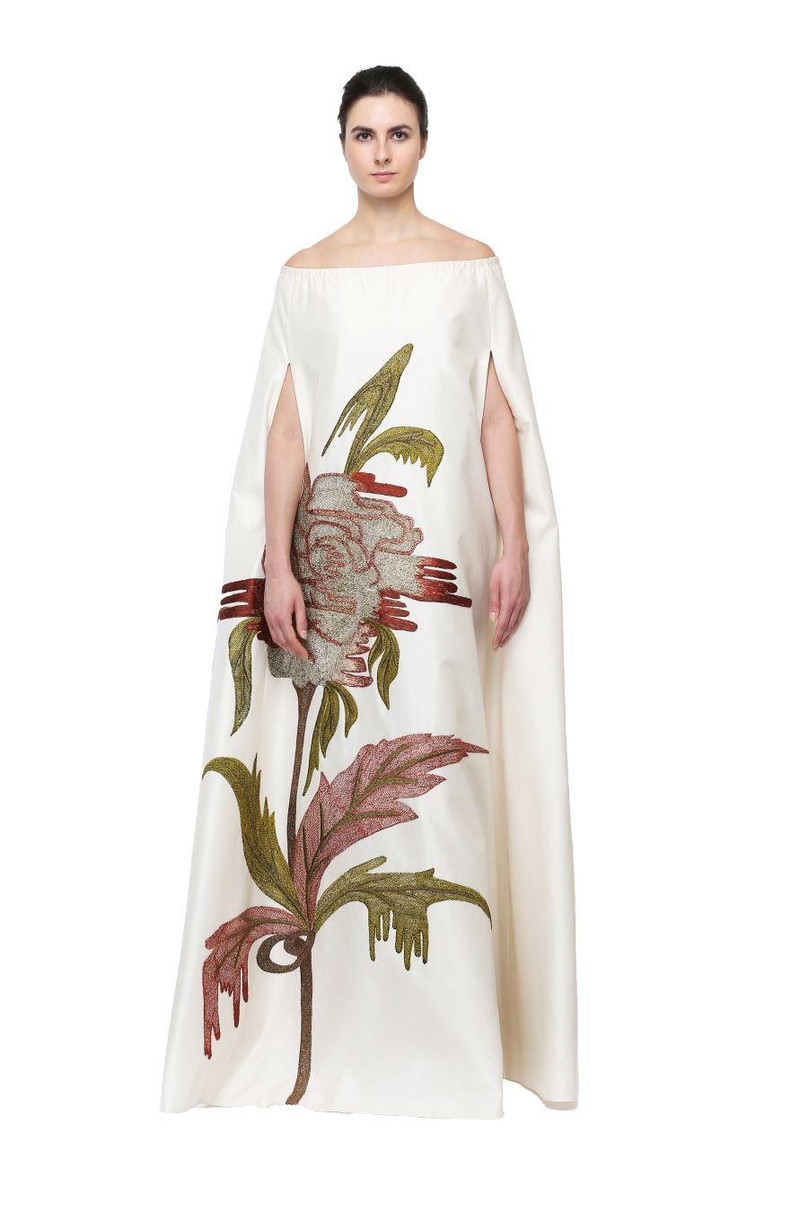 Off - Shoulder Kimono Gown - samantchauhan