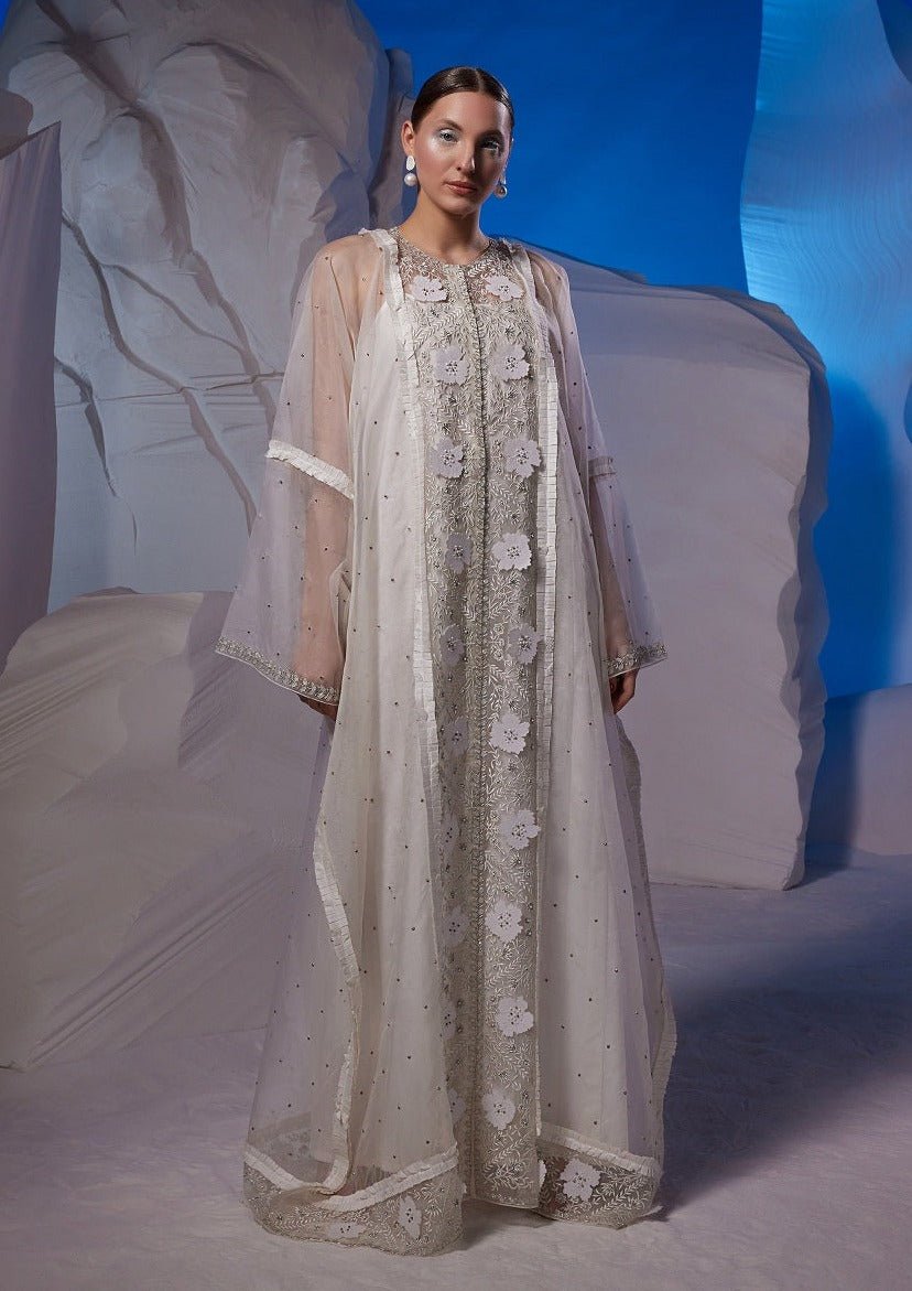 Organza front open kaftan - samantchauhan Apparel & Accessories