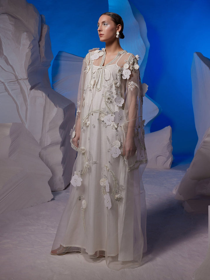 Organza kaftan with cotton silk slip inner - samantchauhan Apparel &amp; Accessories