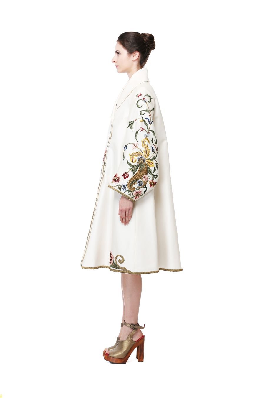 Overlap Collared Jacket Dress - samantchauhan
