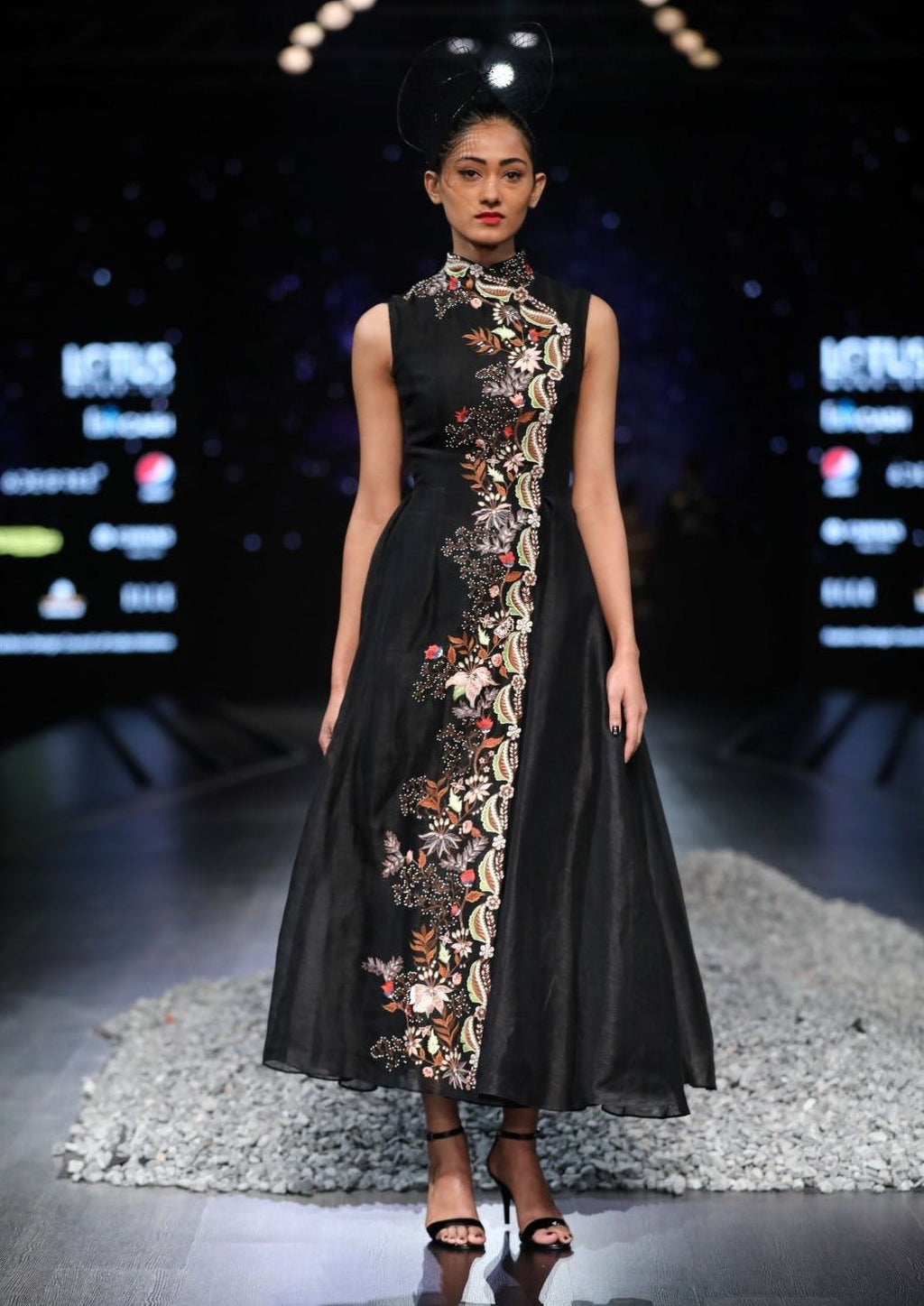 Overlap front placket gown - samantchauhan