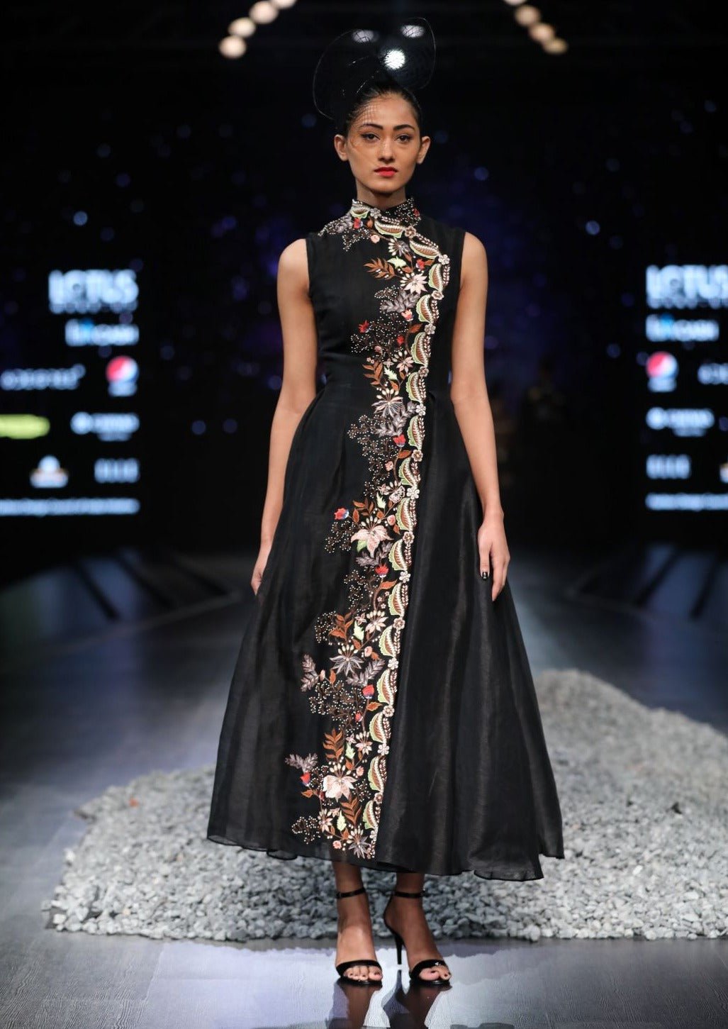 Overlap front placket gown - samantchauhan