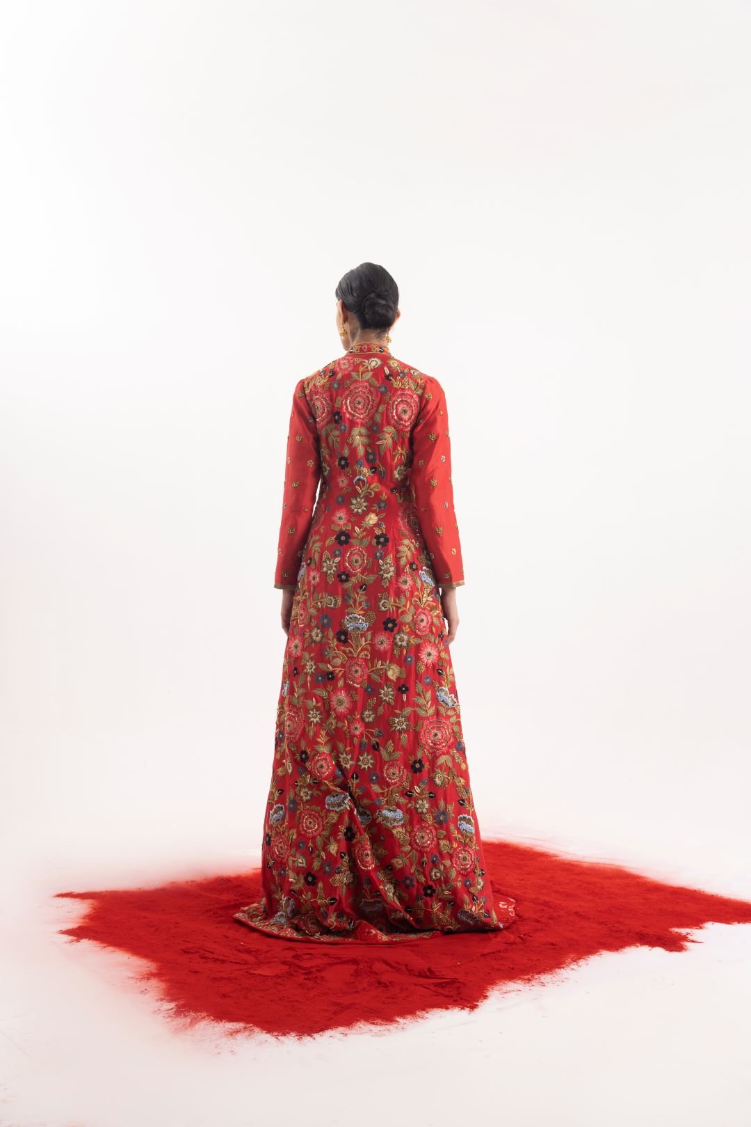 Red jacket triking one - piece ensemble - samantchauhan Apparel & Accessories