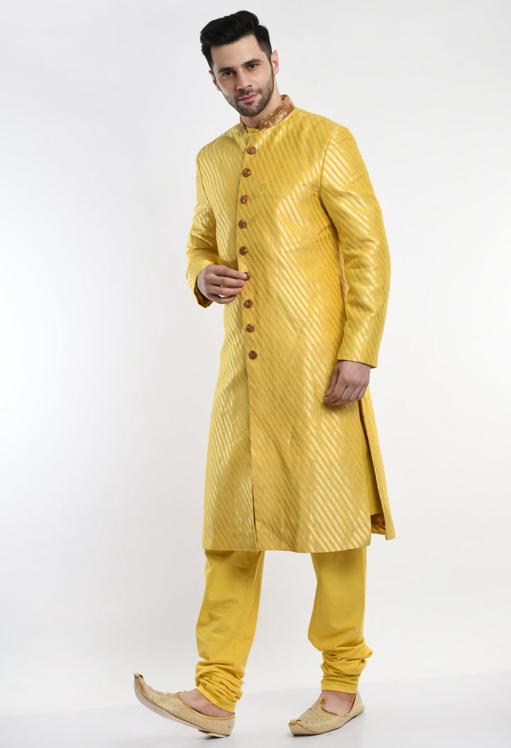 Sherwani paired with churidar. - samantchauhan Apparel &amp; Accessories