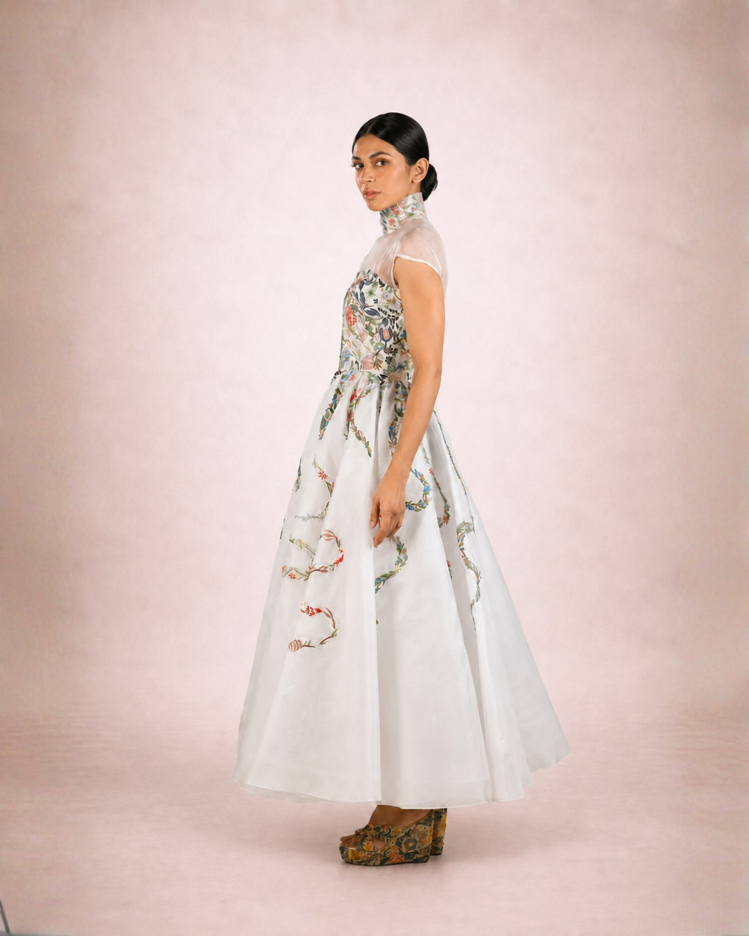 High Neck Gown