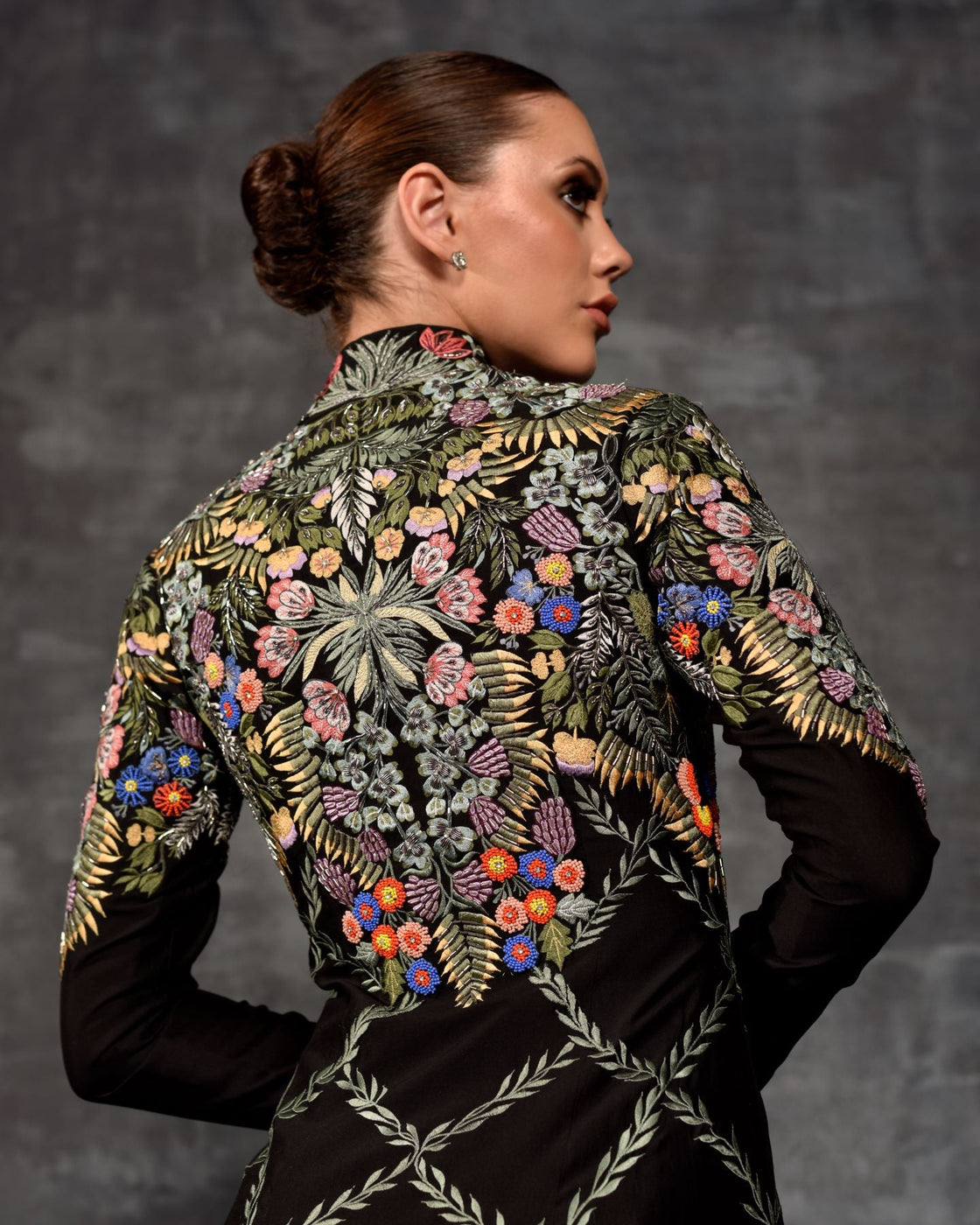 The multicolor Embroidered Jacket set - samantchauhan Apparel & Accessories