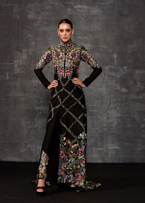 The multicolor Embroidered Jacket set - samantchauhan Apparel & Accessories