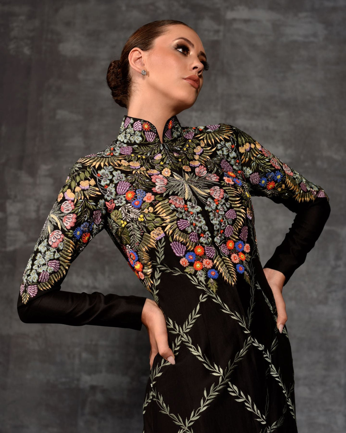 The multicolor Embroidered Jacket set - samantchauhan Apparel & Accessories