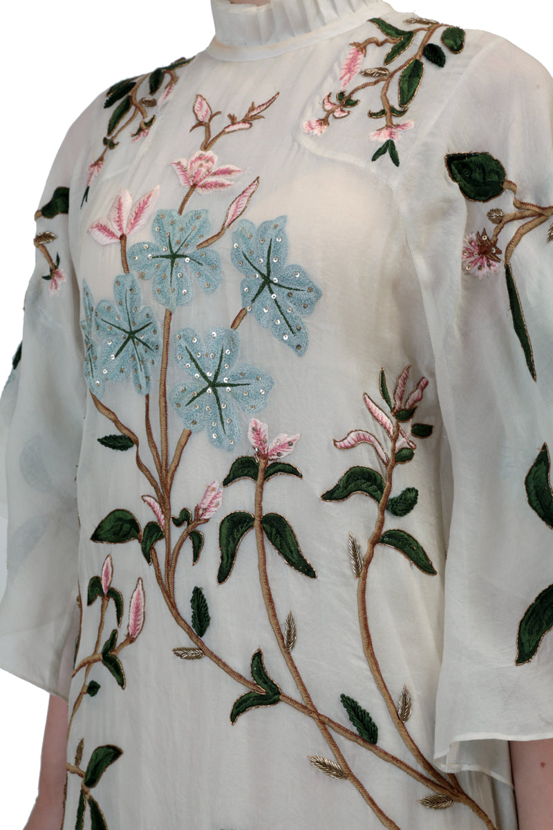 Floral Embroidered Kaftan