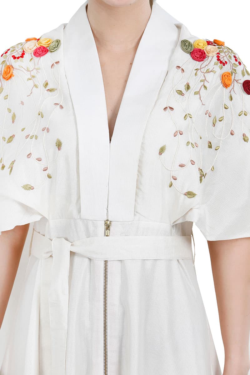 Kimono Sleeves Asymmetric Kaftan