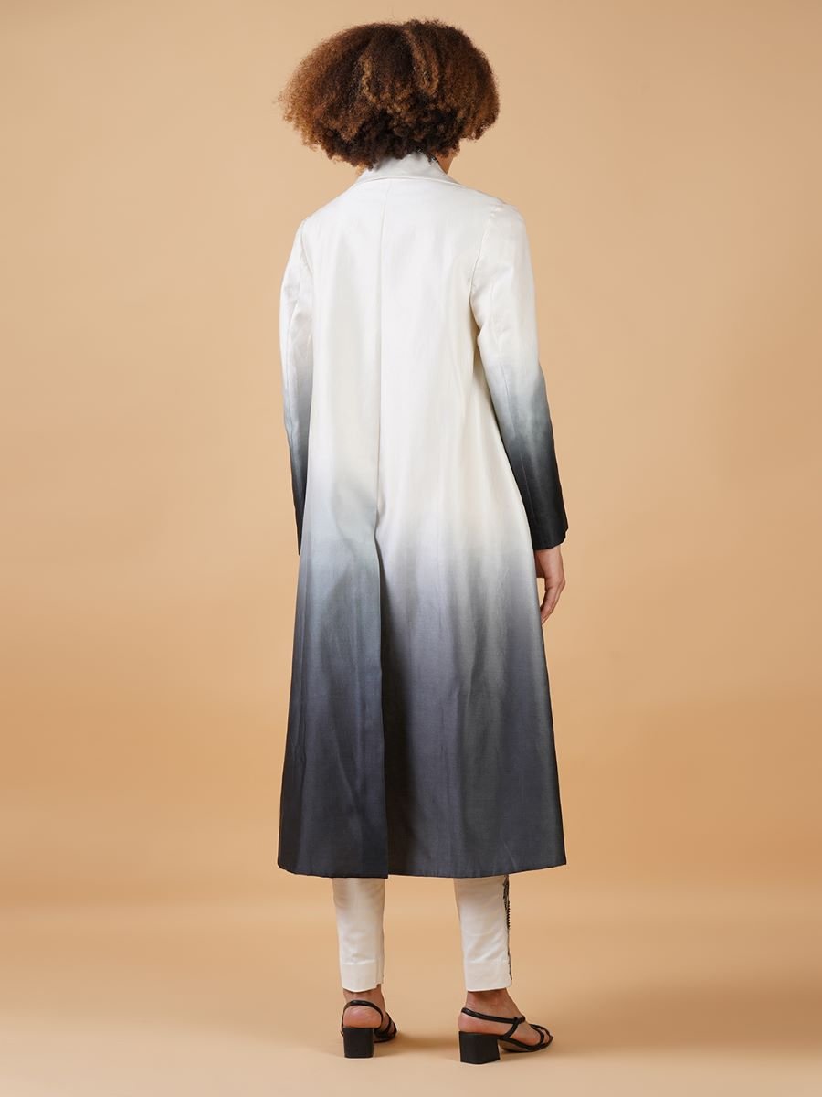 A Chique cotton silk jacket with an ombré touch to it - samantchauhan Apparel & Accessories