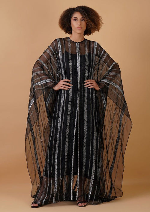 A gorgeous organza cape with a cotton slip inside - samantchauhan Apparel & Accessories