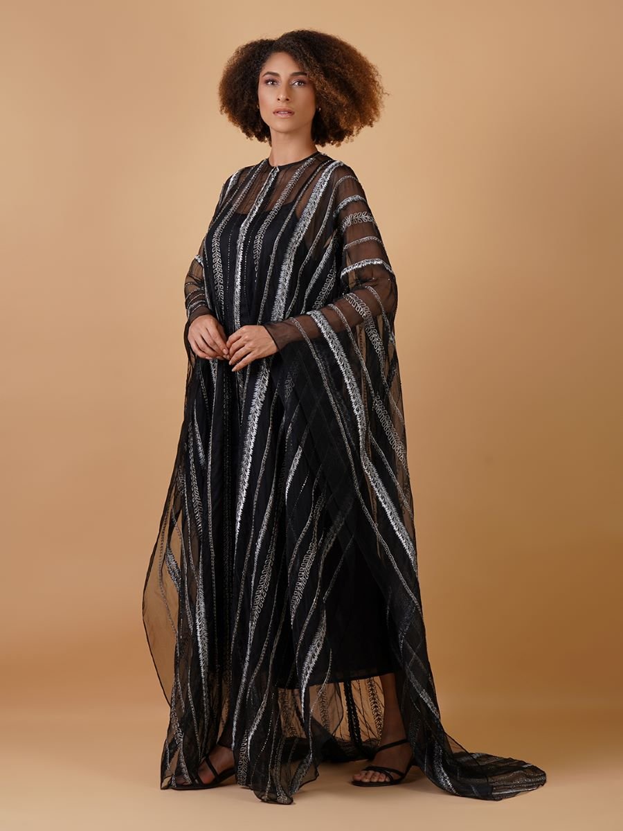 A gorgeous organza cape with a cotton slip inside - samantchauhan Apparel & Accessories