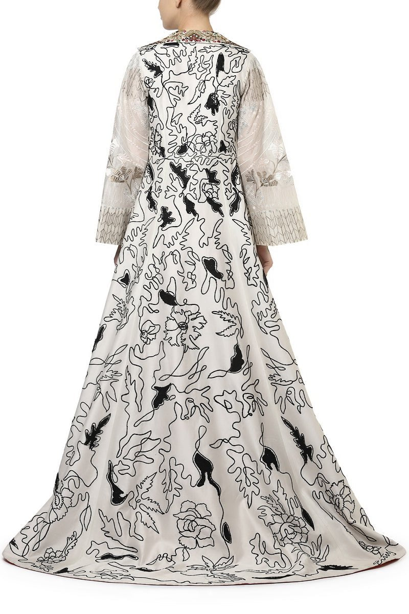 Asymmetric Dress & Long Jacket - samantchauhan
