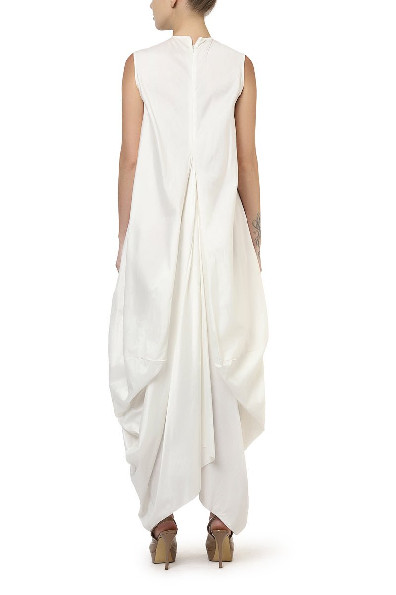 Asymmetric Dress & Long Jacket - samantchauhan