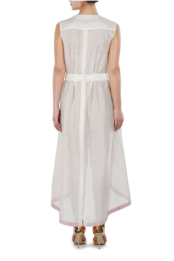 Asymmetric front Tie - up Dress - samantchauhan