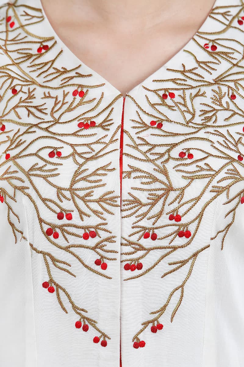 Asymmetric Panelled Jacket Kurta &amp; Palazzo - samantchauhan