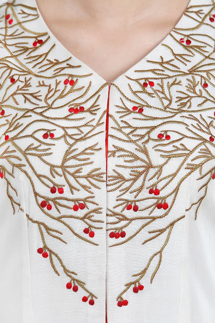 Asymmetric Panelled Jacket Kurta &amp; Palazzo - samantchauhan