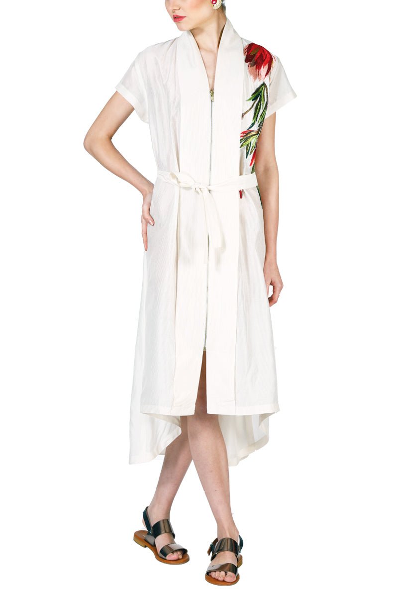 Asymmetrical Robe Dress - samantchauhan
