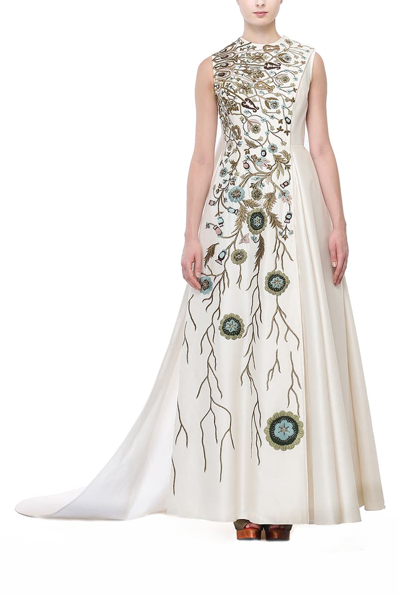 Attached Trail Gown - samantchauhan