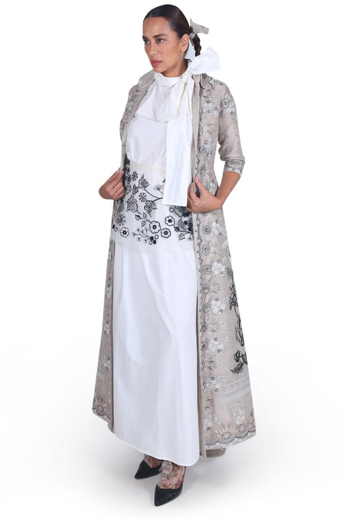 Back pleated jacket - samantchauhan