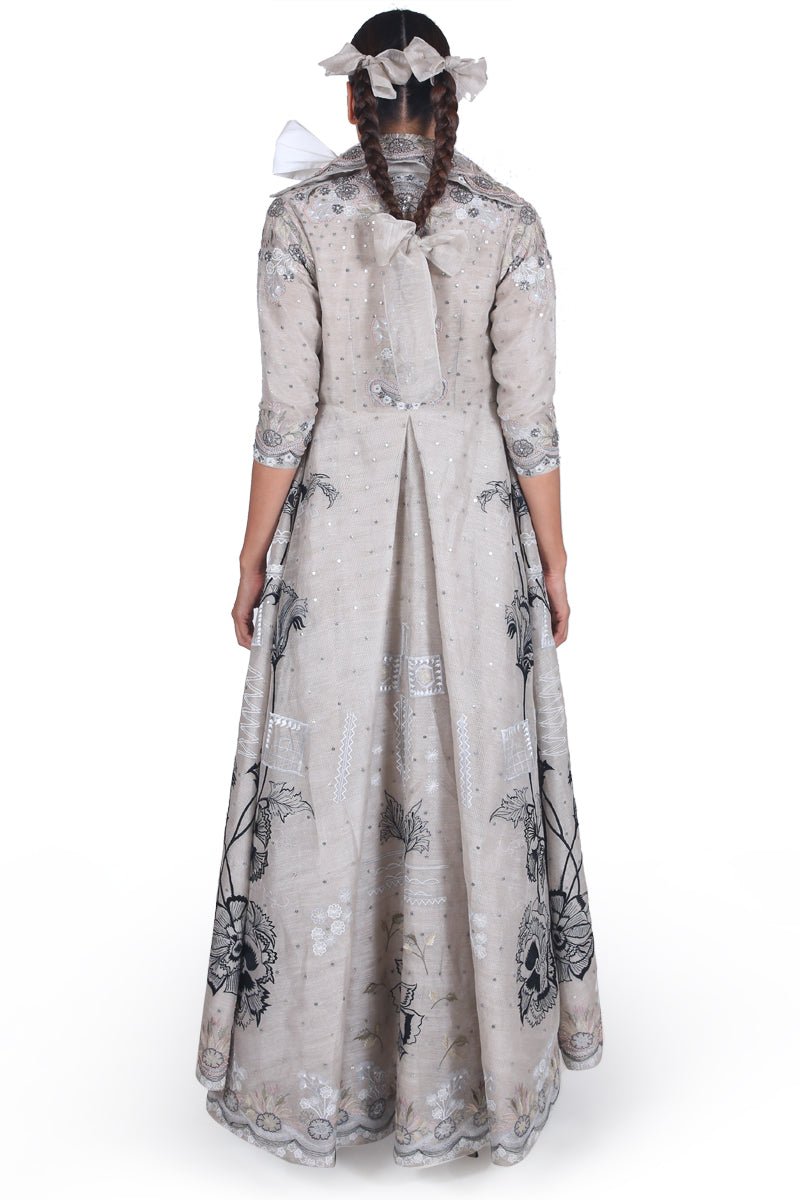 Back pleated jacket - samantchauhan