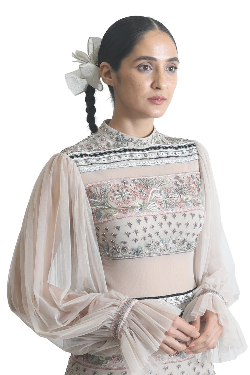 Bishop Sleeves Gown - samantchauhan