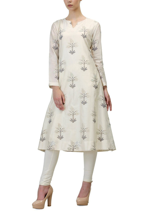 Block Printed Kurta - samantchauhan