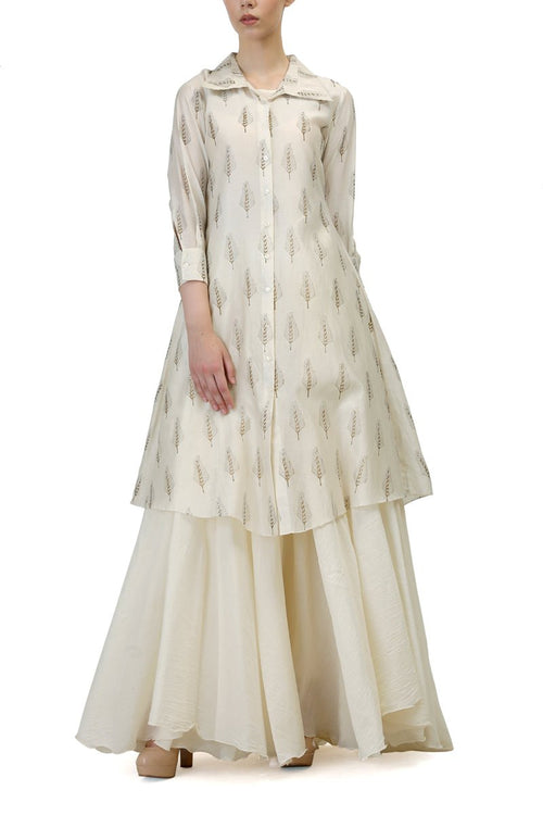 Block Printed Kurta & Slip - samantchauhan