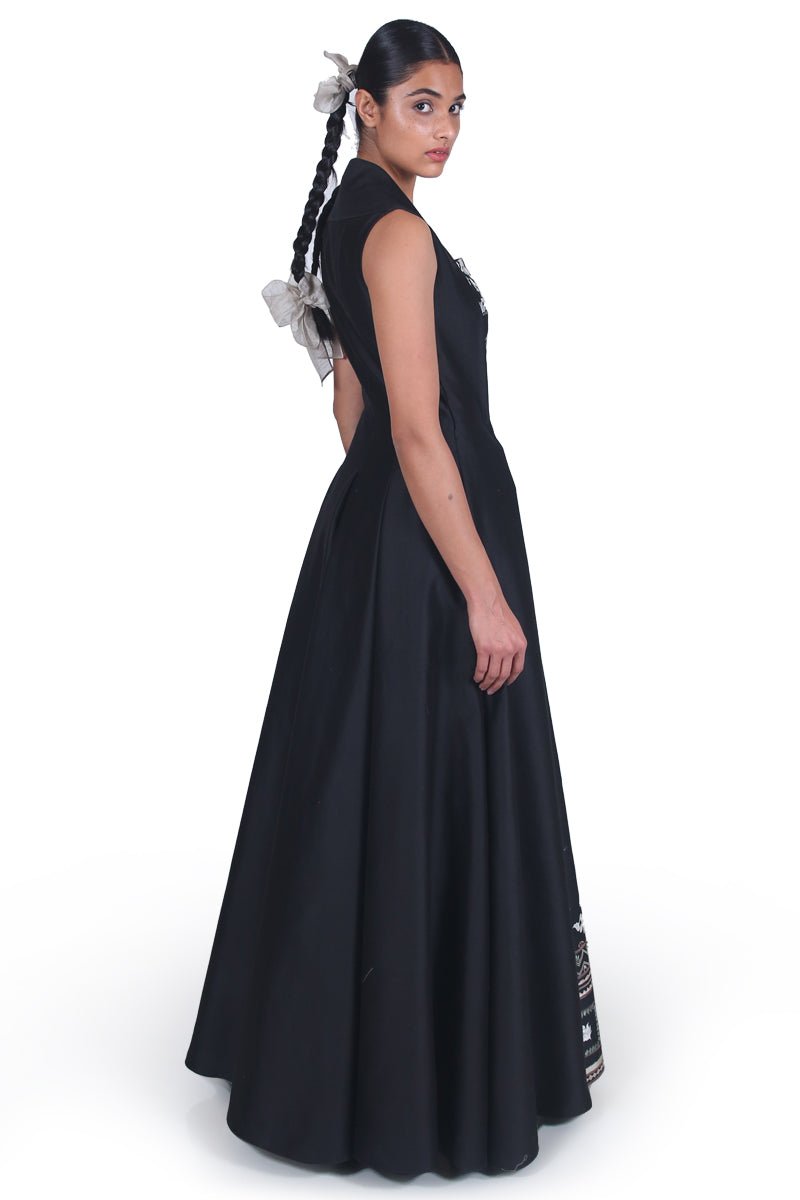 Box pleated gown - samantchauhan