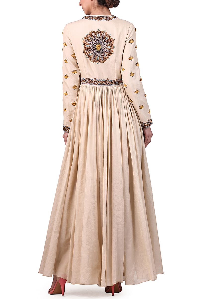 Choli - style Embroidered Kurta - samantchauhan