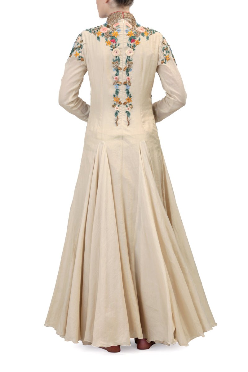 Chudidar Sleeves Anarkali - samantchauhan
