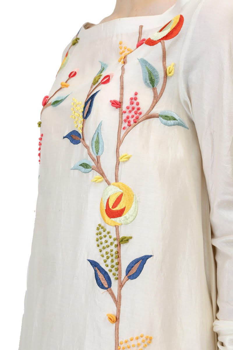 Chudidar Sleeves Kurta - samantchauhan