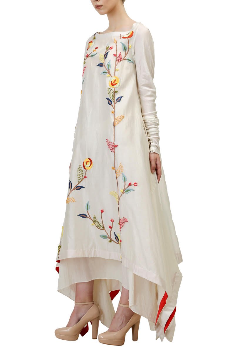 Chudidar Sleeves Kurta - samantchauhan
