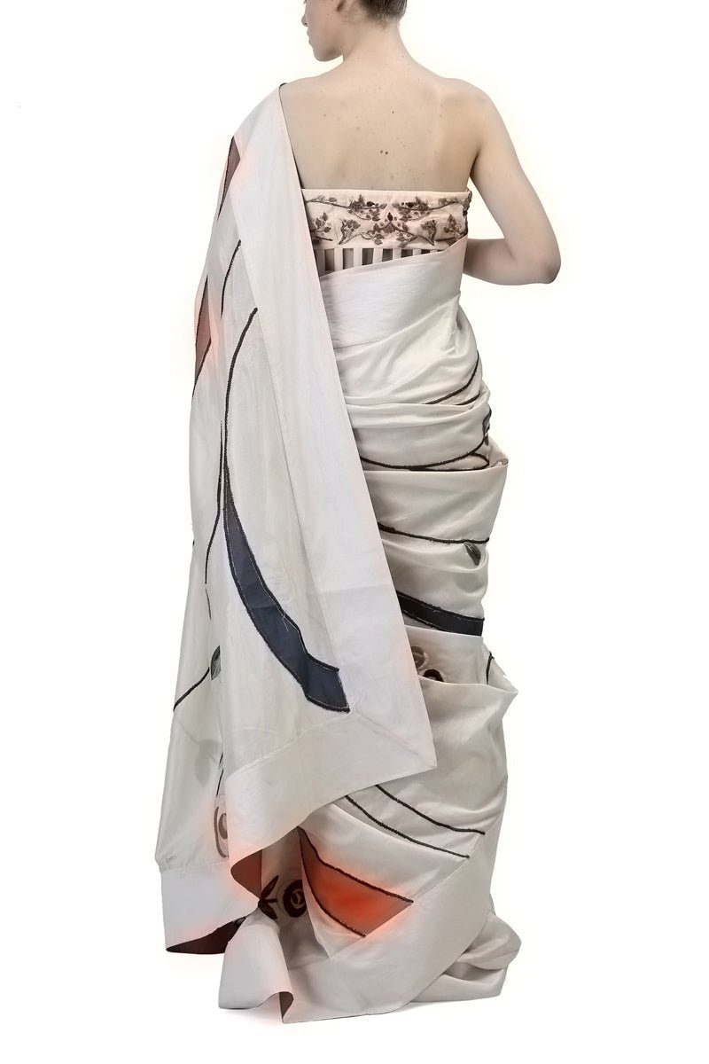 Corset Blouse & Saree - samantchauhan