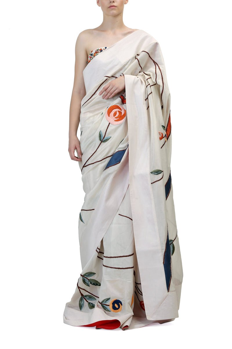 Corset Blouse & Saree - samantchauhan