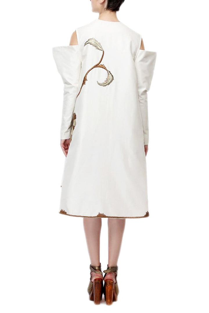 Cut - Out Sleeves Dress - samantchauhan