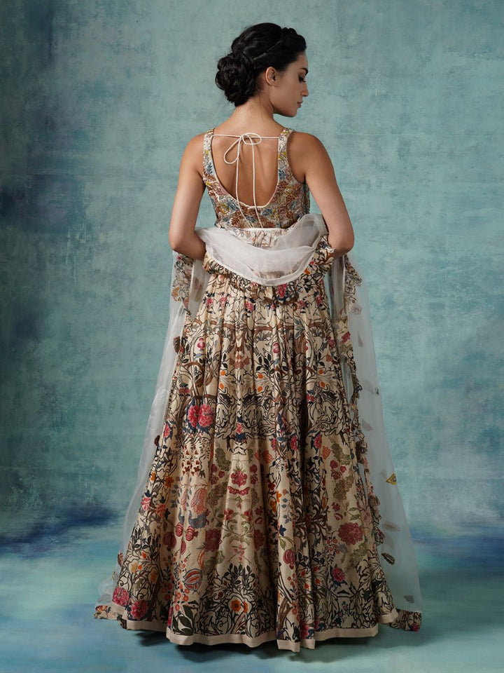Digital prints lehenga set in cotton silk - samantchauhan Apparel &amp; Accessories