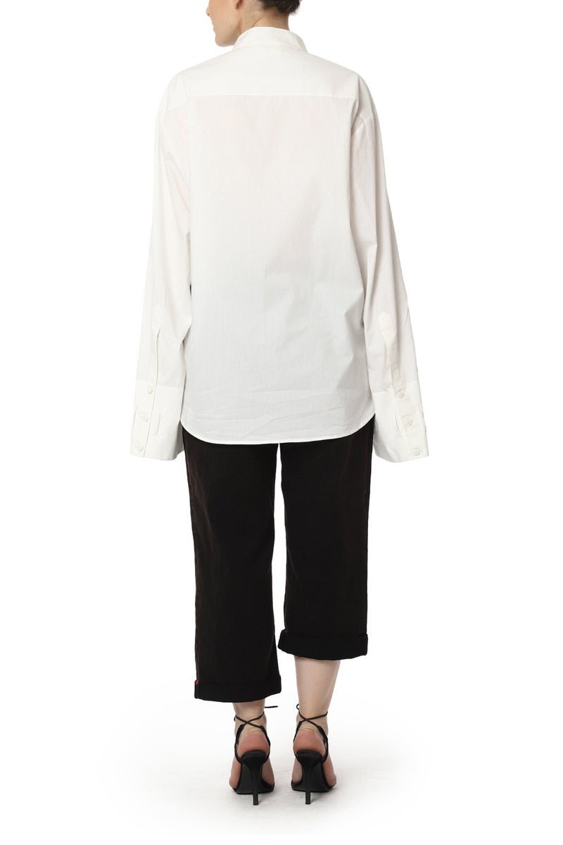 Digitally Printed Shirt with Flared Sleeves - samantchauhan