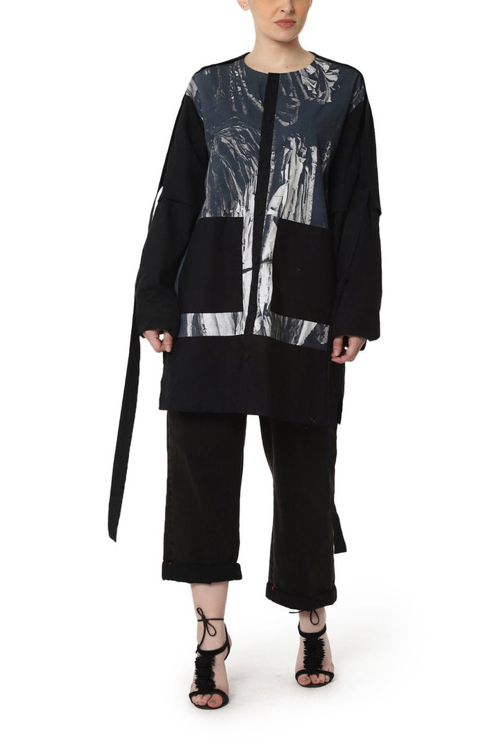 Digitally Printed Shirt with Pockets - samantchauhan